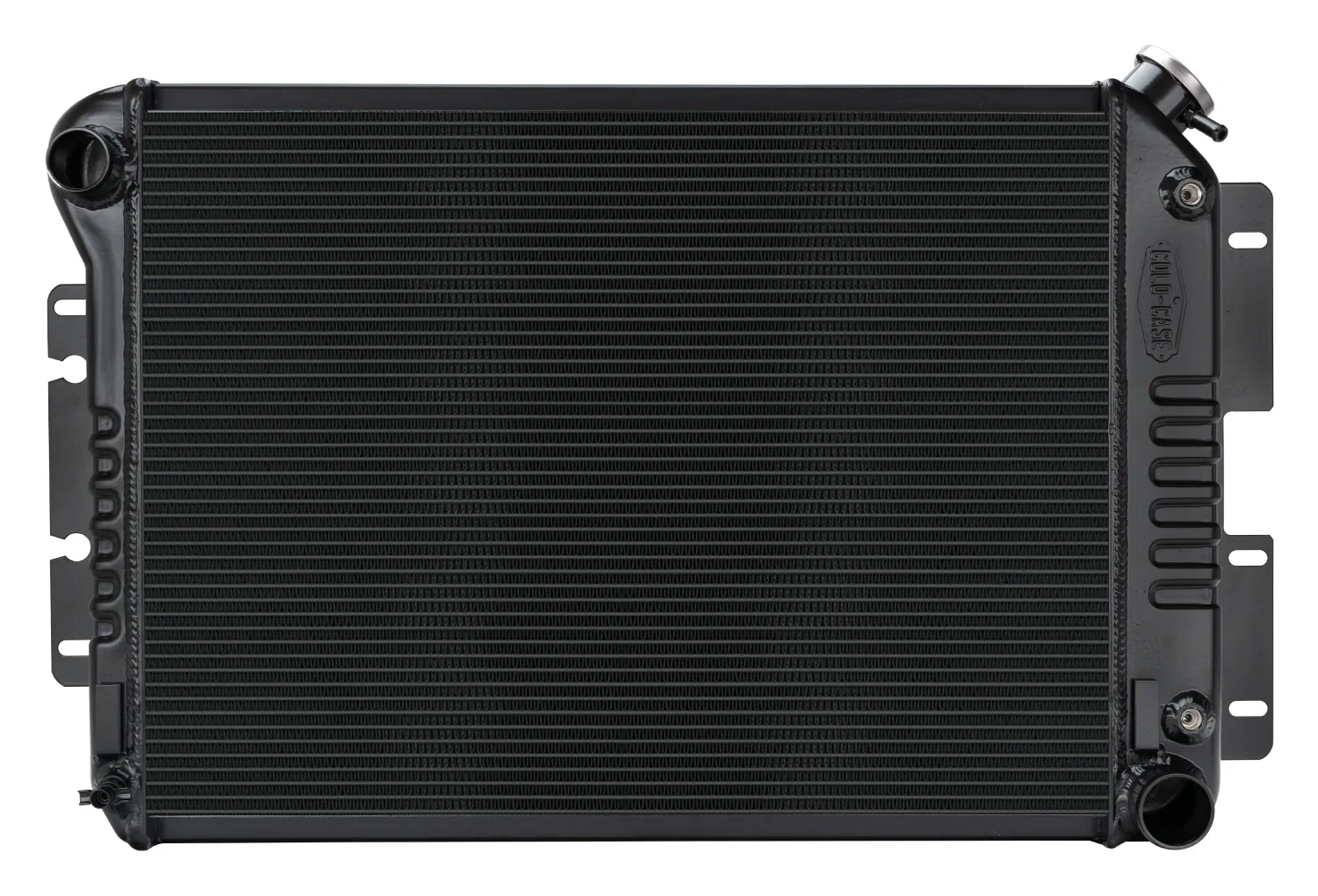 67-69 Camaro Nova Firebird Automatic Performance Radiator Black Night Rider